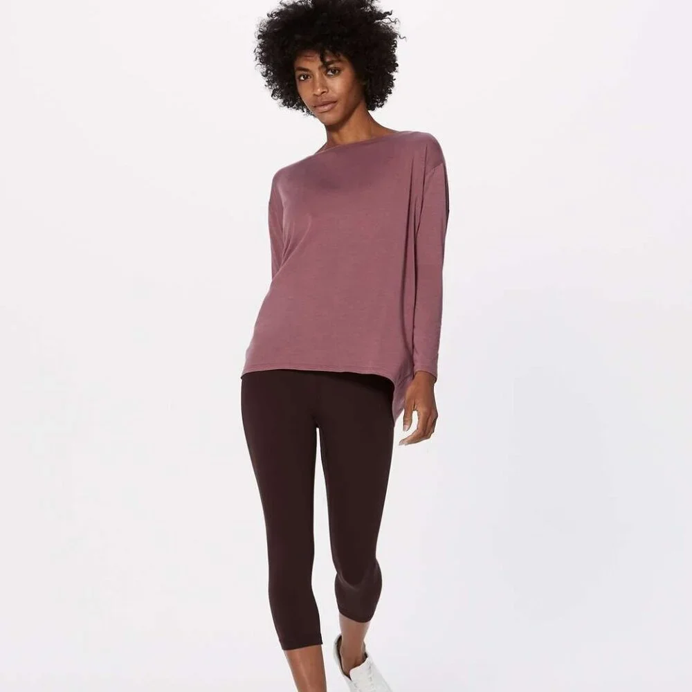 Lululemon Back in Action Long Sleeve Shirt Relaxed Activewear Athleisure